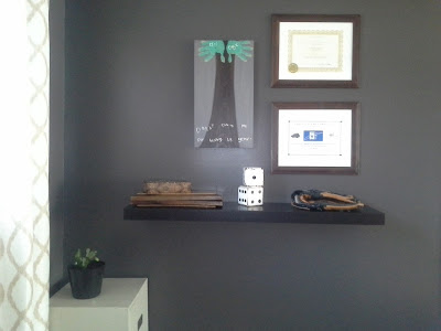 Home office floating shelf Home office floating shelf