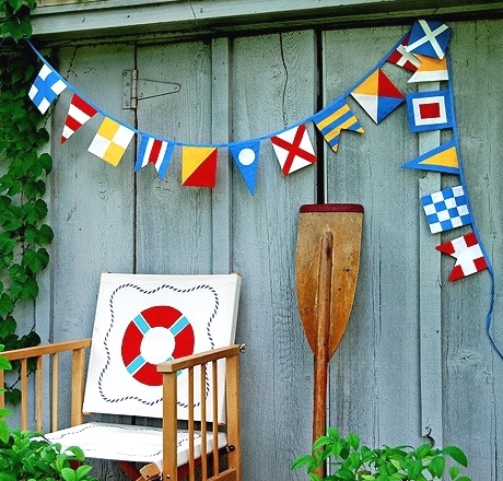 signal flag party banner