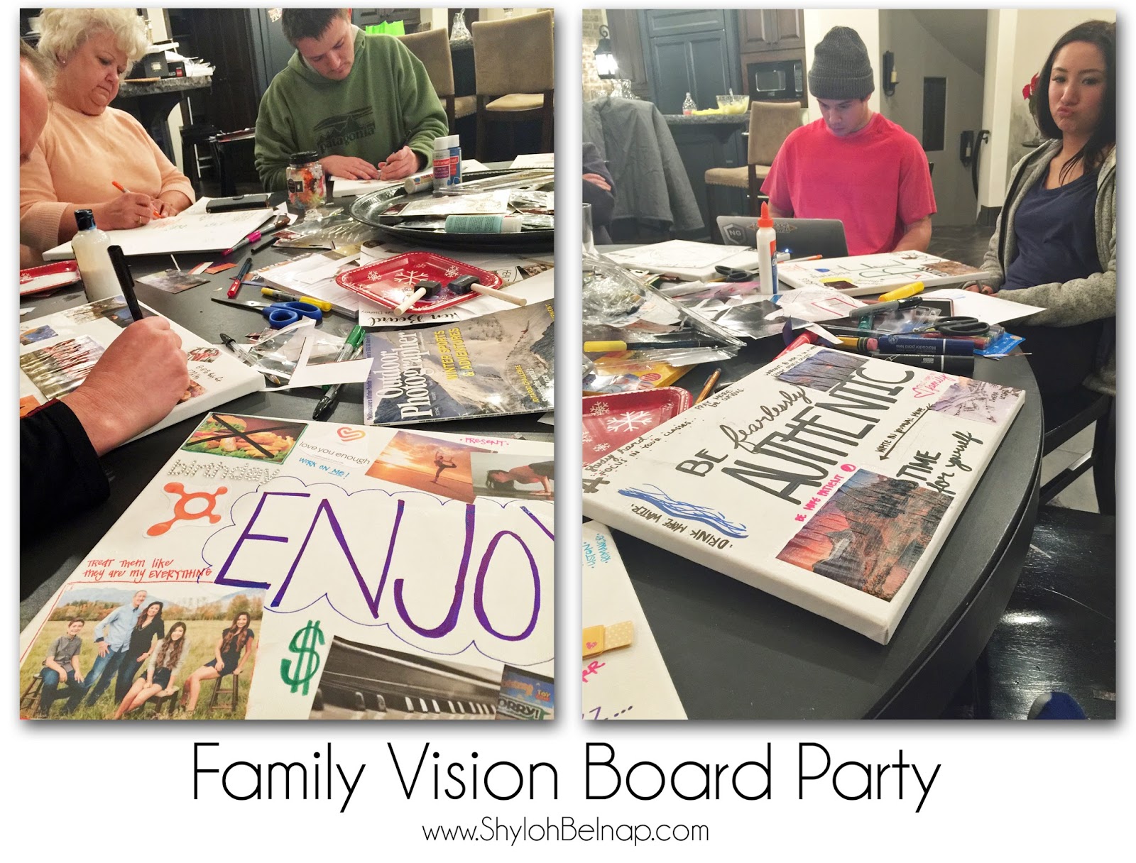 Vision board essay picture