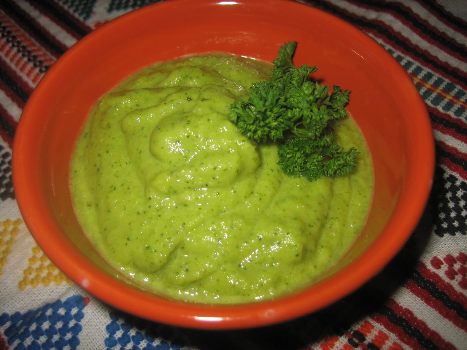 Pureed Pzazz Asparagus Zucchini Soup