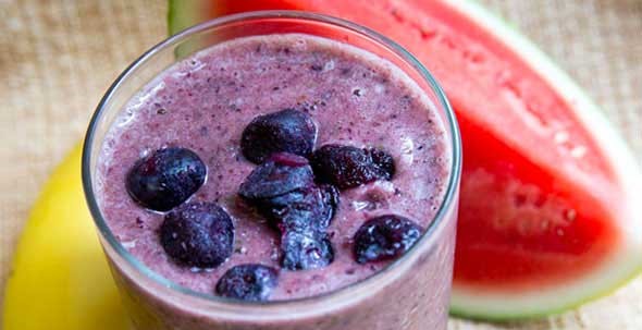7sp - Blue Paradise Smoothie | weight watchers recipes