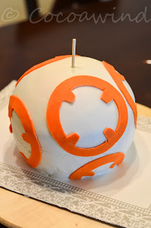 Star Wars BB8 Birthday Cake