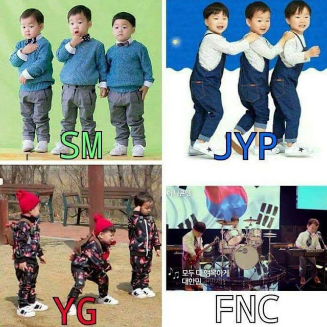 삼둥이가 SM, JYP, YG, FNC에 갔을 때.jpg | 인스티즈