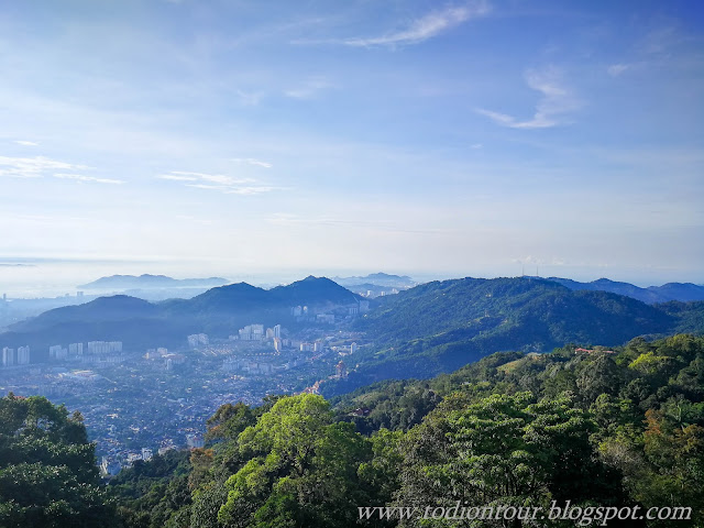 Ausblick vom Penang Hill, Georgetown, Malaysia