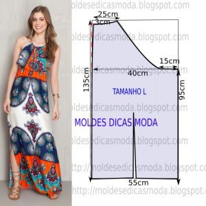 Patrones gratis para vestidos largos 913 Opiniones - Patrones y Labores