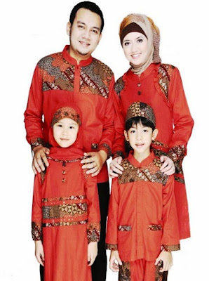 Baju seragam batik keluarga Baju seragam batik keluarga