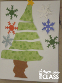 Mrs. Bremer's Class: Mrs. Wishy-Washy Art, Christmas Cards &amp; More Kindergarten Christmas Art