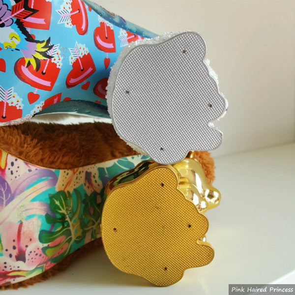Irregular Choice bear heel tips comparison tips of bear heels with polar bear on top and bear on bottom