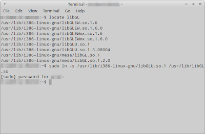 locate and ln libGL.so locate and ln libGL.so