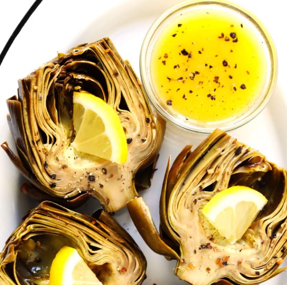 THE MOST AMAZING ROASTED ARTICHOKES #Vegan #Veggies THE MOST AMAZING ROASTED ARTICHOKES #Vegan #Veggies