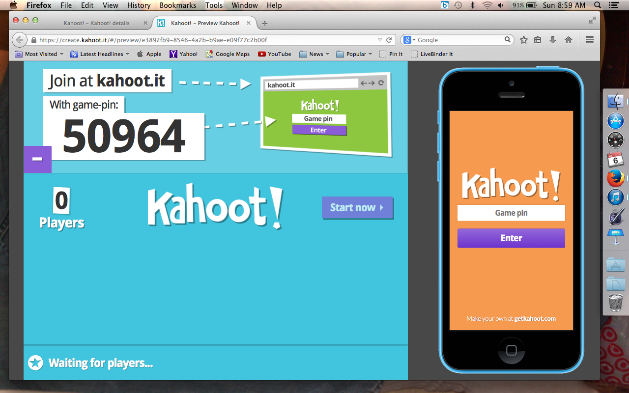 A Sea of Math: Kahoot! is a Hoot!