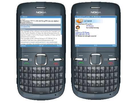 Mobile Phones: UC browser v7.7 for NOKIA C3 00 and X2 01