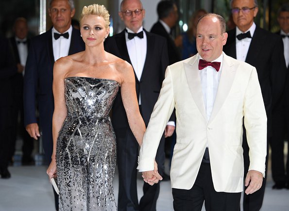 Prince Albert and Charlene attend the 69th Red Cross Gala