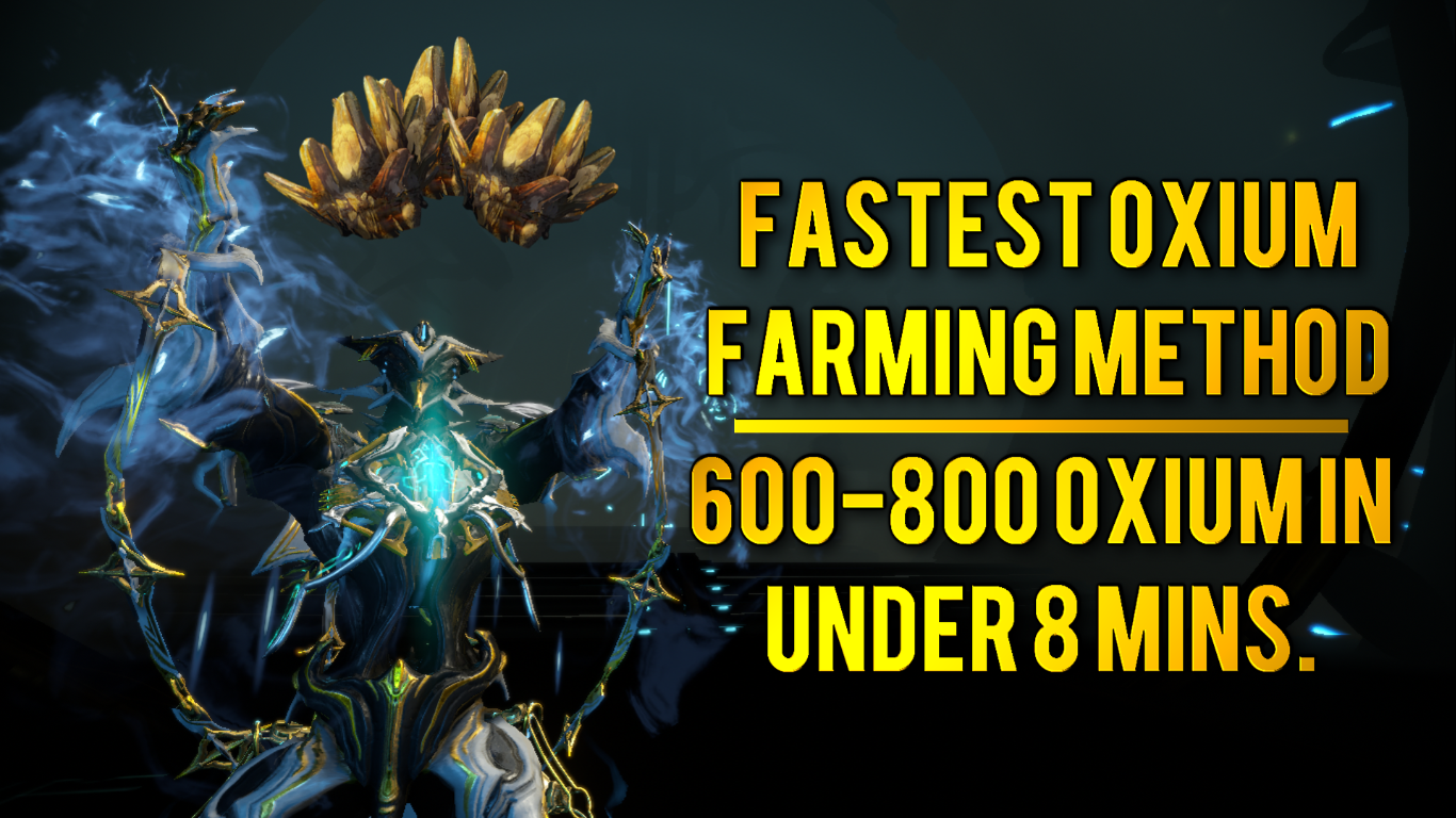 Warframe Best Oxium Farm Right Now 600800 Oxium in Under 8 Mins