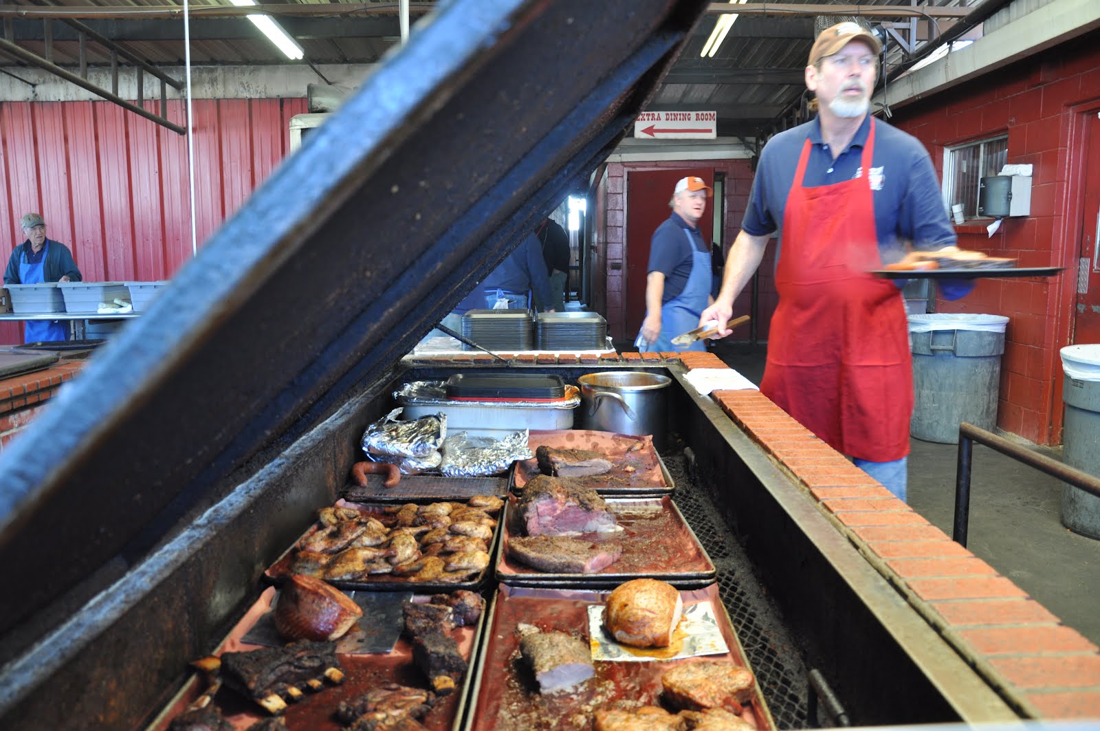 Man Up Tales of Texas BBQ™ Inside the pits at Cooper's (Llano, TX)