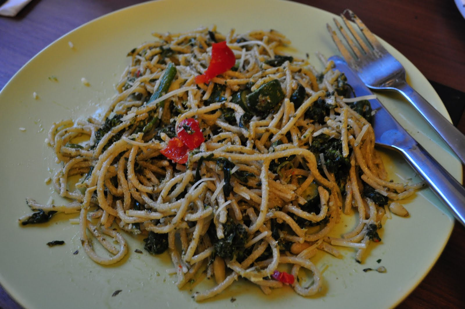 Tales from a Veggie Kitchen "Green" Pasta