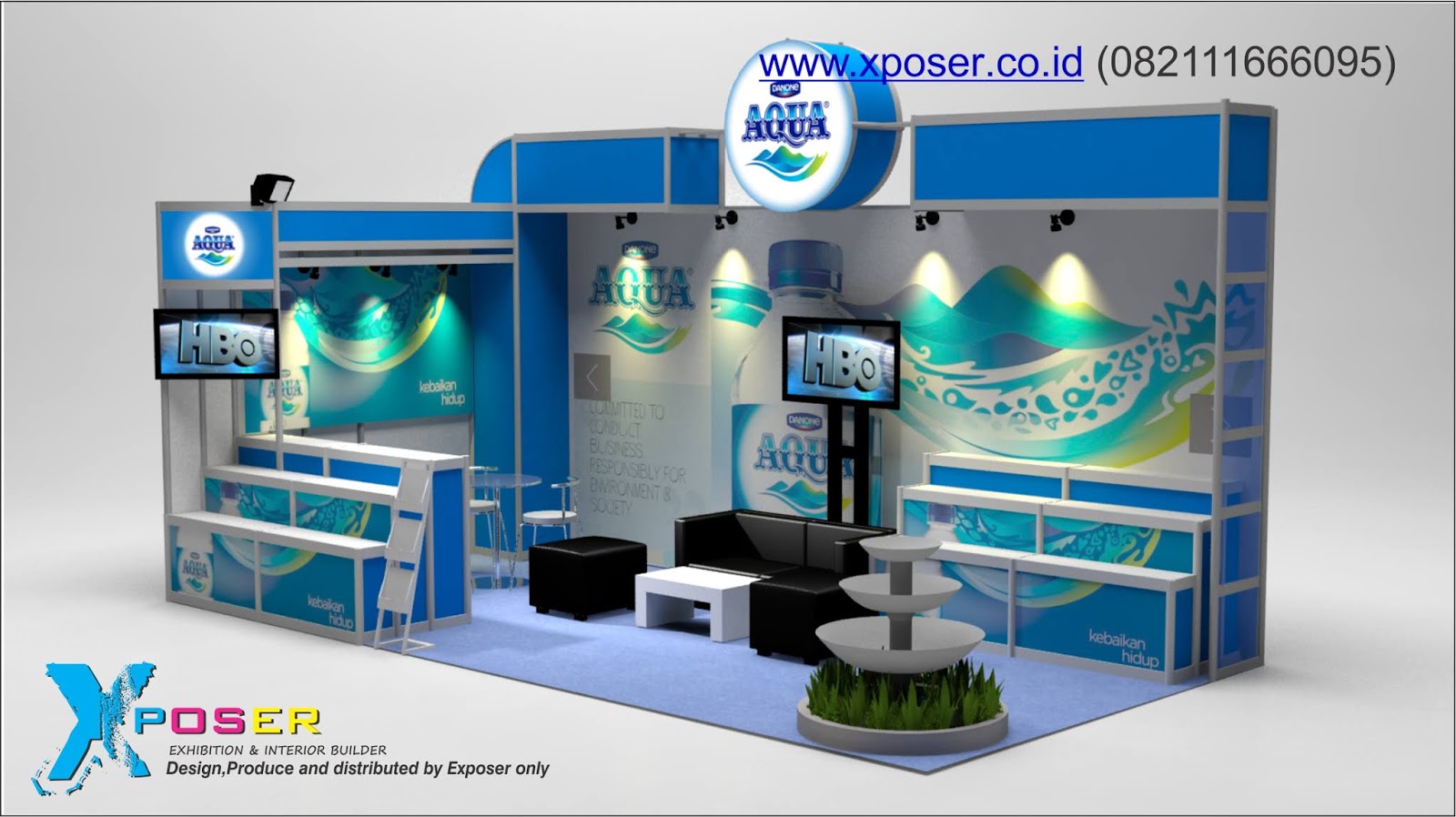 DESAIN STAND PAMERAN SEDERHANA