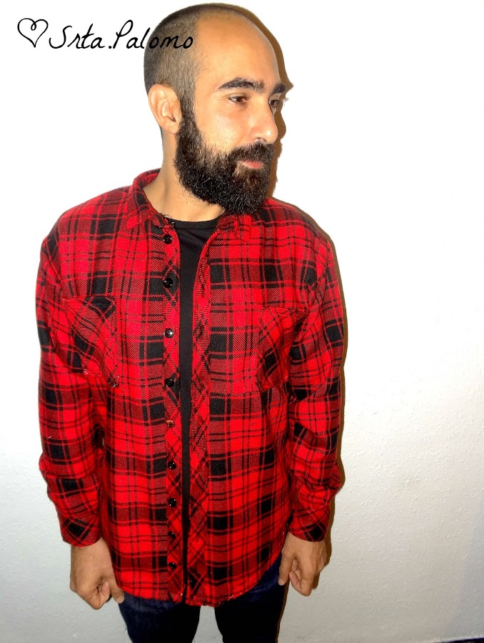 camisa de cuadros a medida