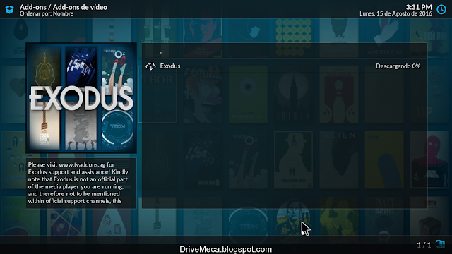 DriveMeca instalando y configurando Kodi paso a paso en español DriveMeca instalando y configurando Kodi paso a paso en español