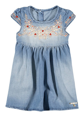 vestido jeans infantil