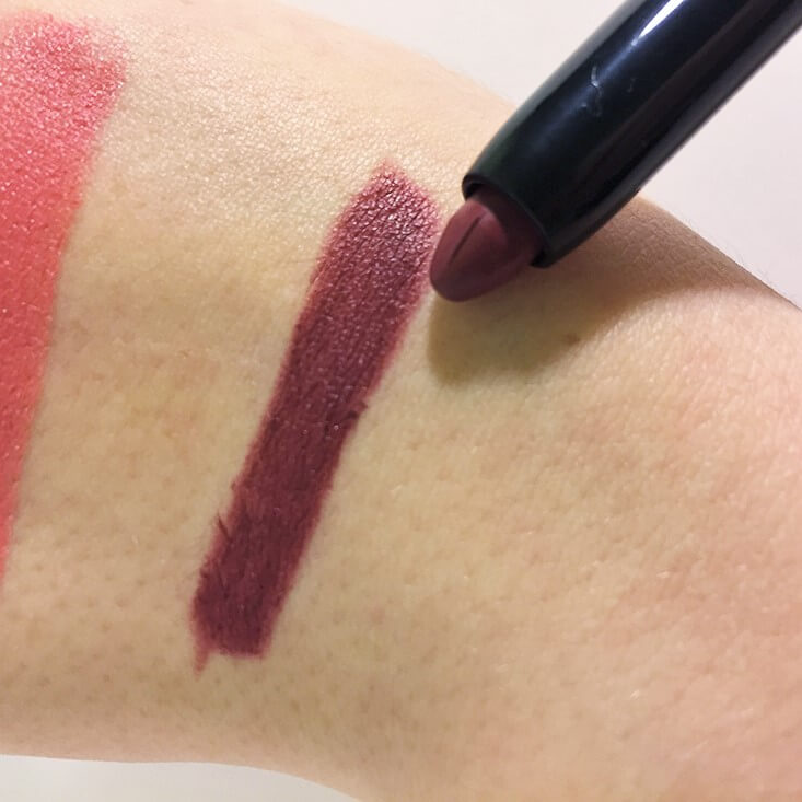 e.l.f. Matte Lip Color Scarlet Night swatch e.l.f. Matte Lip Color Scarlet Night swatch