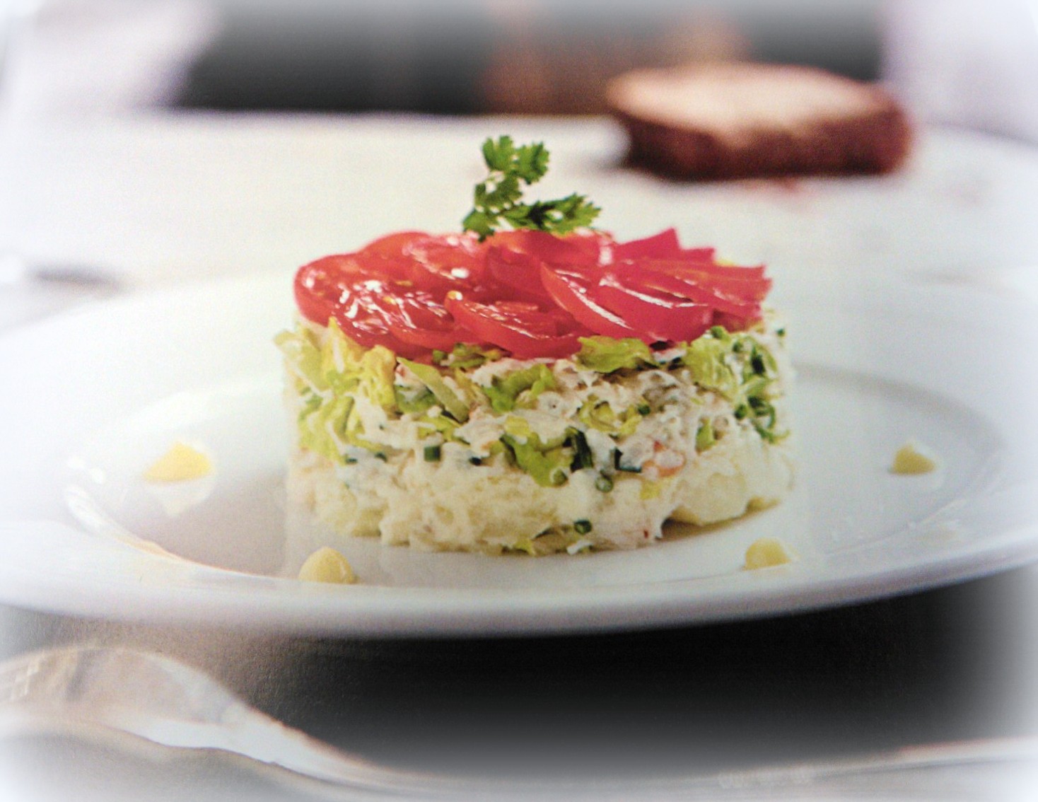 Taivaallisia nautintoja Crab terrine