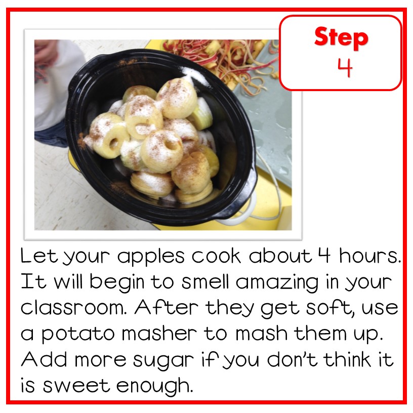 Crockpot Applesauce In The Classroom (Perfect for Johnny Appleseed Day