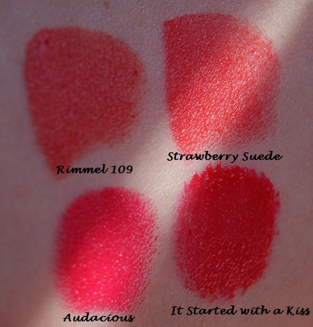Citrine S Blog Lip Gloss Lipstick And All That Good Stuff On The Arm Swatch Two Looks So Similar That I Forgot Which Is Might Have Labeled Them Backward But It Was Really Hard To Tell