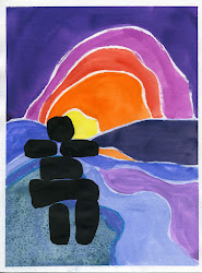 harrison ted painting famous easy inuit woman paintings artist project canadian landscape projects lesson line paint lessons watercolor artists simple