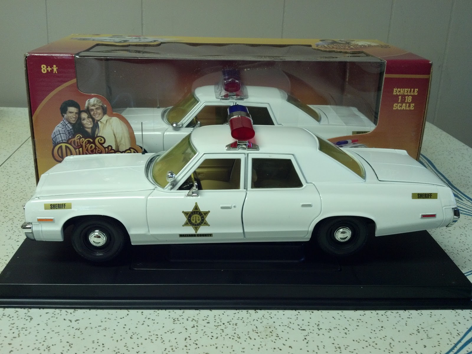 Dukes of Hazzard Collector New 1/18 Scale Diecast Rosco Patrol Car