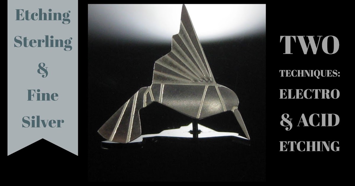 Silhouette UK Two techniques for Etching Sterling Silver