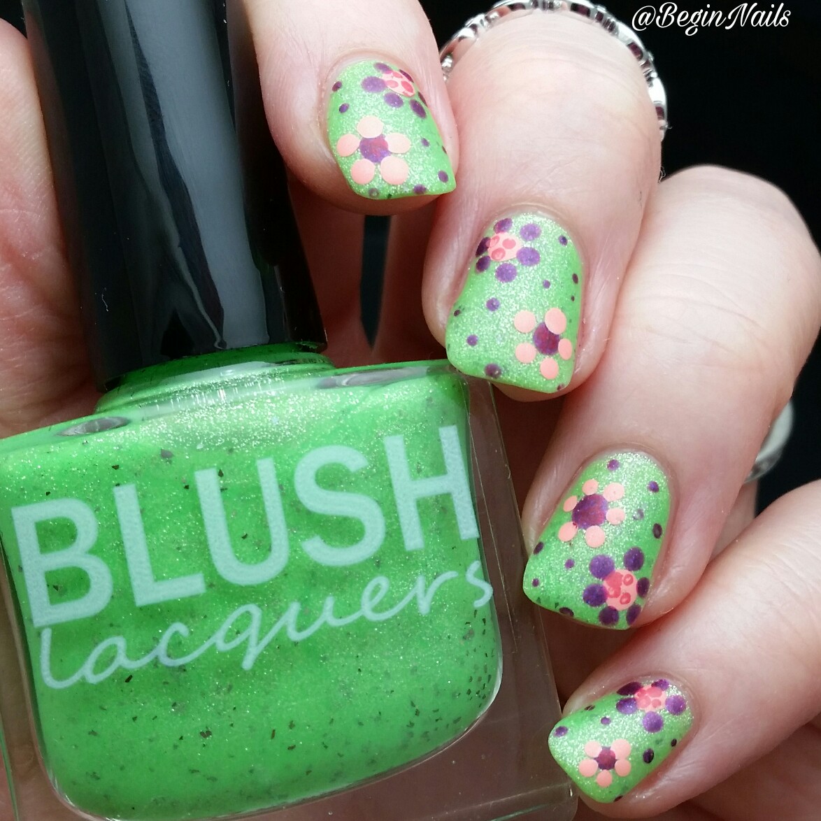 Let's Begin Nails: 30 Days of Colour: Bright