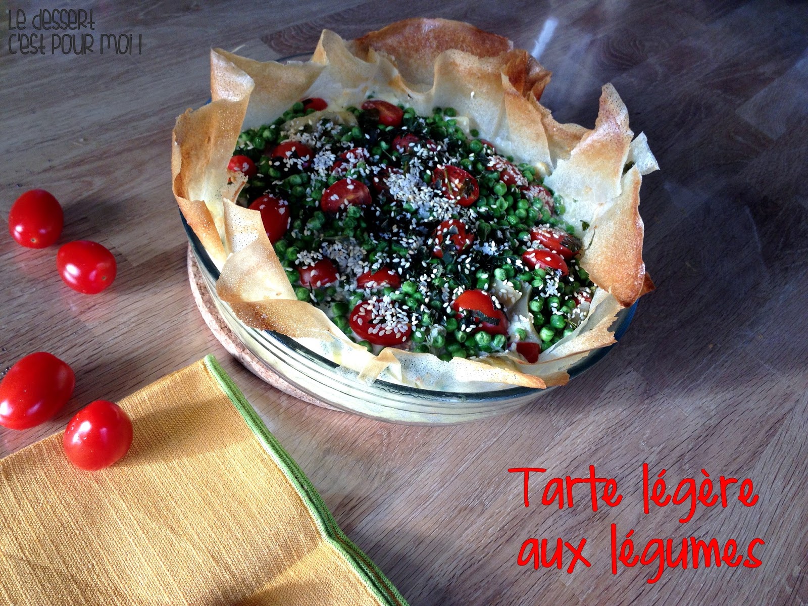 Tarte Legere Aux Legumes Le Dessert C Est Pour Moi