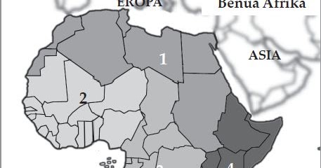 Karakteristik Benua Afrika (Letak Astronomis dan Geografis Benua Afrika