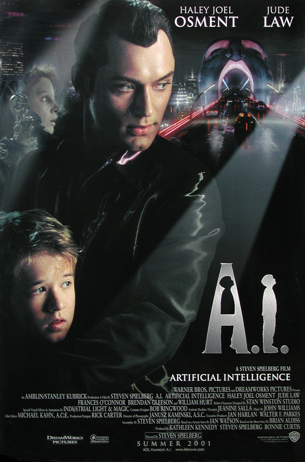 A.i. Intelligence Artificielle Streaming Affiches - Photos d'exploitation - Bandes annonces: A. I