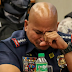 PNP chief Bato Dela Rosa turns emotional during Senate hearing, won't surrender in war on drugs