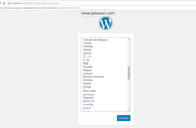 gambar cara install wp di localhost gambar cara install wp di localhost
