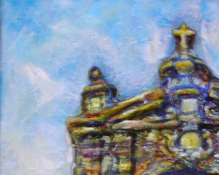 Pormenor da Obra "Senhor do Padrão" - Obra original de Gráccio Caetano