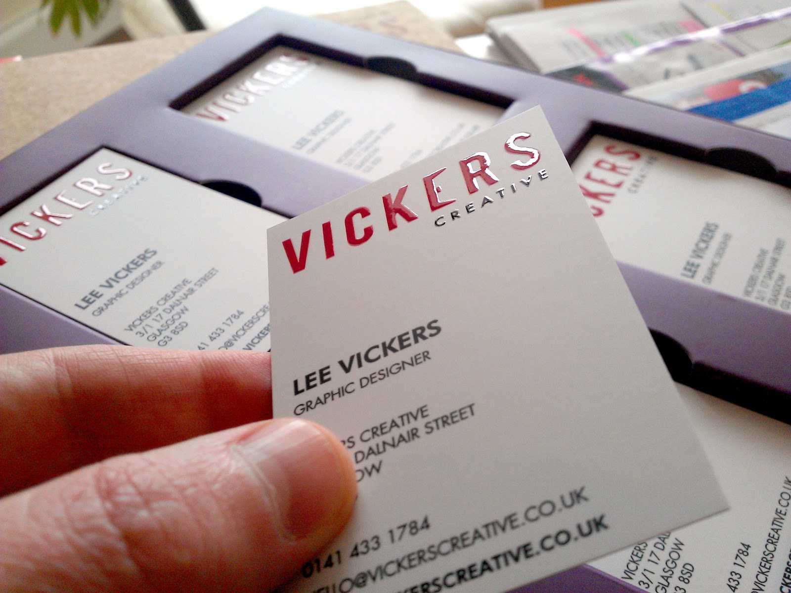 leepaulvickers Digital spot UV varnish from McGowan's Print