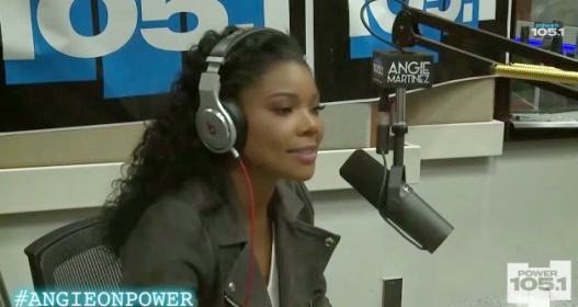 Gabrielle Union on Angie Martinez show Gabrielle Union talks about Dwyane Wade following Amber Rose