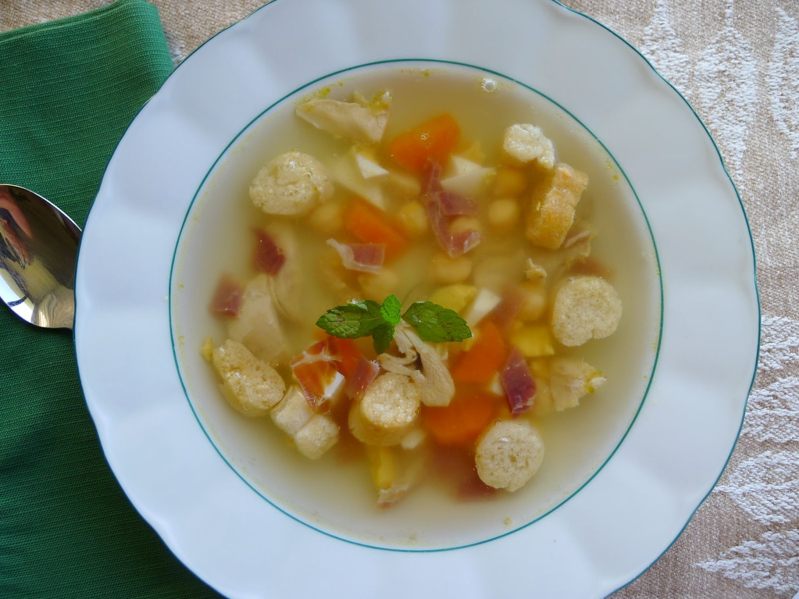 MY KITCHEN IN SPAIN SOOTHING CHICKEN SOUP
