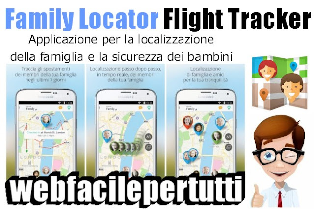 Family Locator Flight Tracker – Applicazione per la localizzazione della famiglia e la sicurezza dei bambini