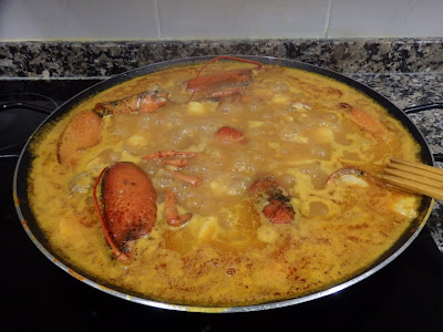 choco arroz caldoso bogavante almejas osukaa listo