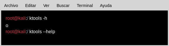 Iniciar Ktools