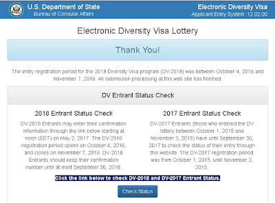 Entrant Status Check >> Us Green Card Lottery Electronic Diversity Visa Lottery Update Entrant Status Check >> Us Green Card Lottery Electronic Diversity Visa Lottery Update