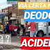 Colisão carro x moto, Trairi com Deodoro.