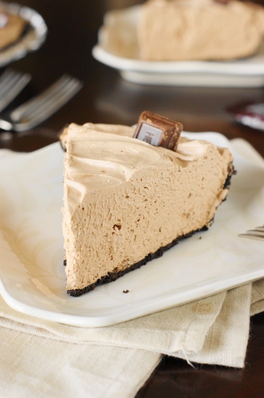 NoBake Hershey's Chocolate Bar Pie The Kitchen is My Playground