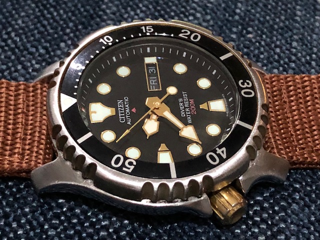 vintage citizen promaster diver 200m