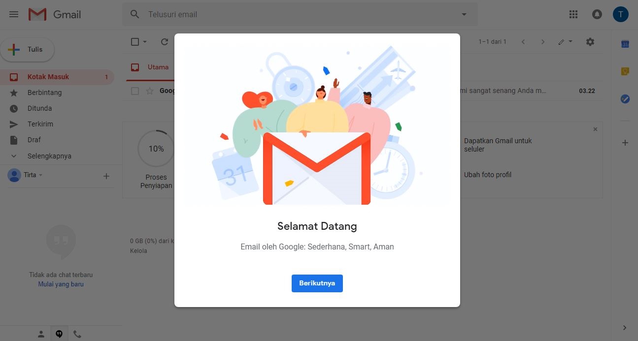 Cara Membuat Email Baru Di Gmail Terbaru Beserta Gambar Panduan
