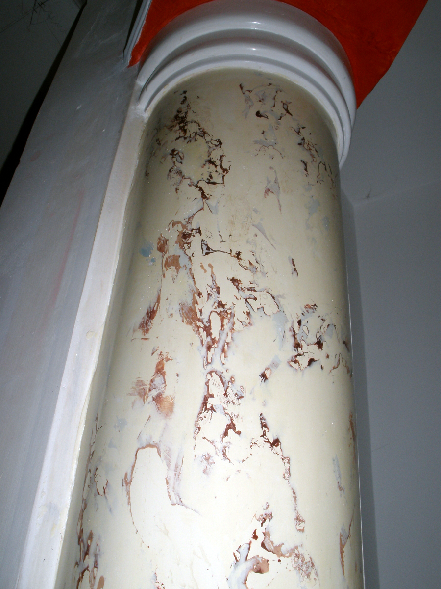 BB FAUX FINISH STUCCO MARBLE PILLARS